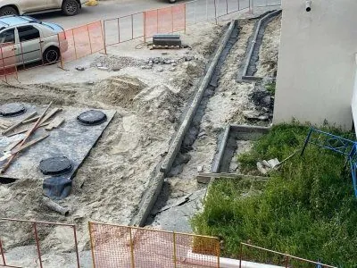 Основание под бордюры